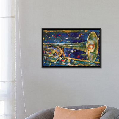 «Trombone», reproduction d'art sur toile