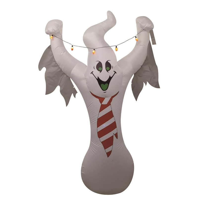  8 ft. LED Prelit Ghost with C9 Light String Inflatable