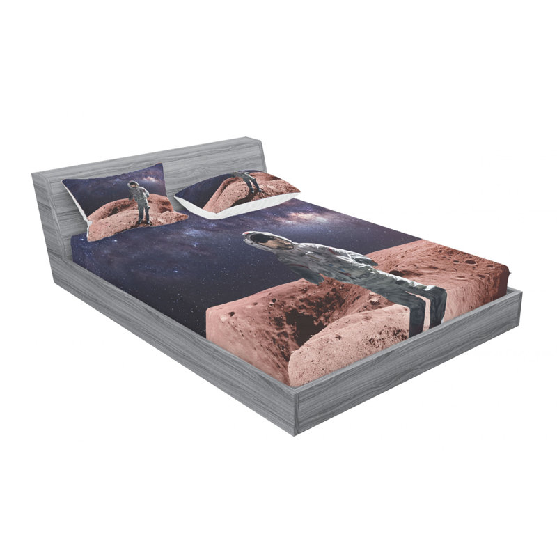 Microfiber Sheet Set, Queen Sheet Set with Fitted Sheet