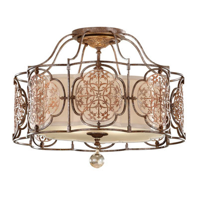 Auttenberg Semi Flush Mount