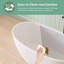 Baignoire de trempage autoportante 55 po