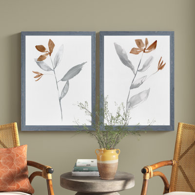 " Simple Stem I " by Vincent Van Gogh 2 - Pieces