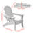 Folding Adirondack Chair Set Of 2