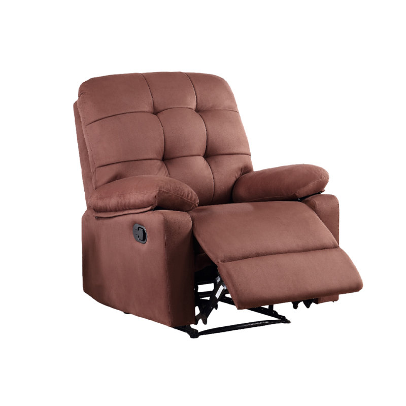 Burnsville Upholstered Recliner, Chocolate
