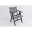 Méridienne d'extérieur toutes saisons gris anthracite, HANCH durable avec 304 accents en acier inoxydable-60289083
