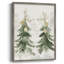 «Christmas Holiday Art» CECLXV III, reproduction d'art encadrée - bois massif-1086647471