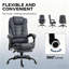 Fauteuil de bureau de massage à haut dossier et fauteuil de massage vibrant
