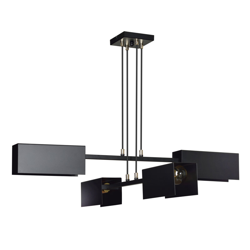 Marbella 4 - Light Unique/Statement Pendant, Black