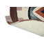 Hand Tufted Area Rug in Brown/Teal/Orange/Beige-57906914
