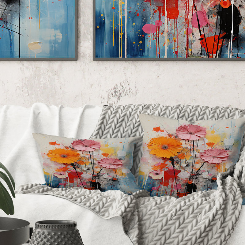 Coussin Collage Kaleidoscope II - Abstract Collages