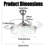 42" Silver Ceiling Fan With 5000cfm & Tri-color Dimmable Led, Adjustable Downrod For 13-20ft Ceilings
