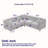Shinaya Upholstered L-Shaped Sectional Symmetrical-1741077233