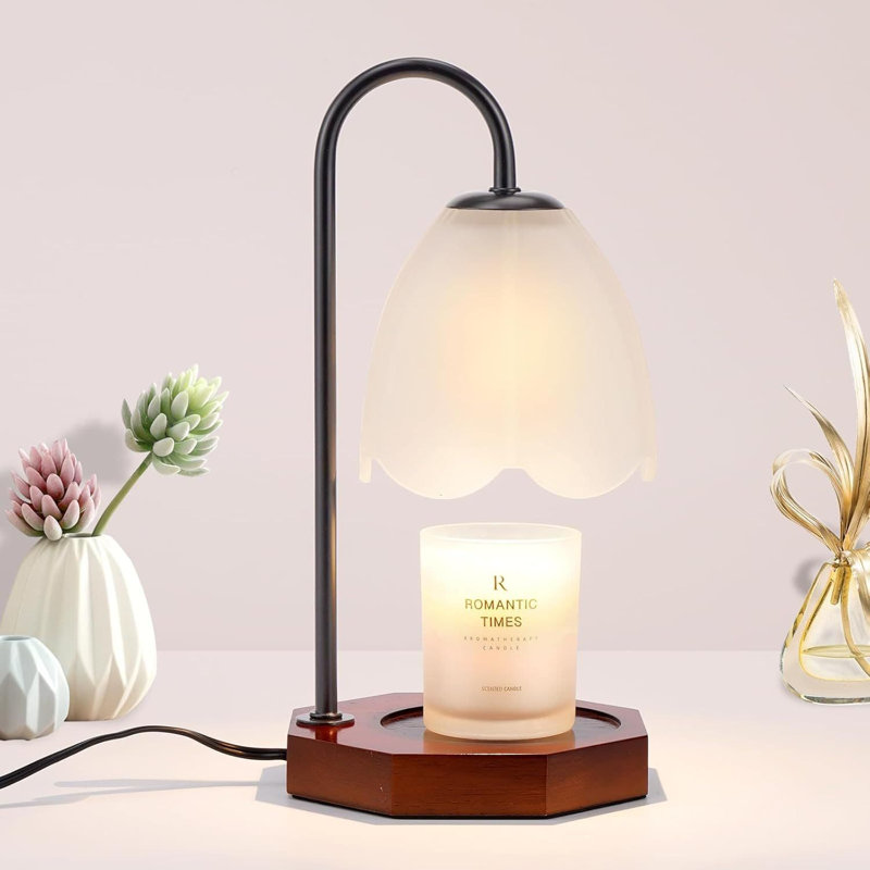 Timer Candle Warmer Lamp - 2 Bulbs, White