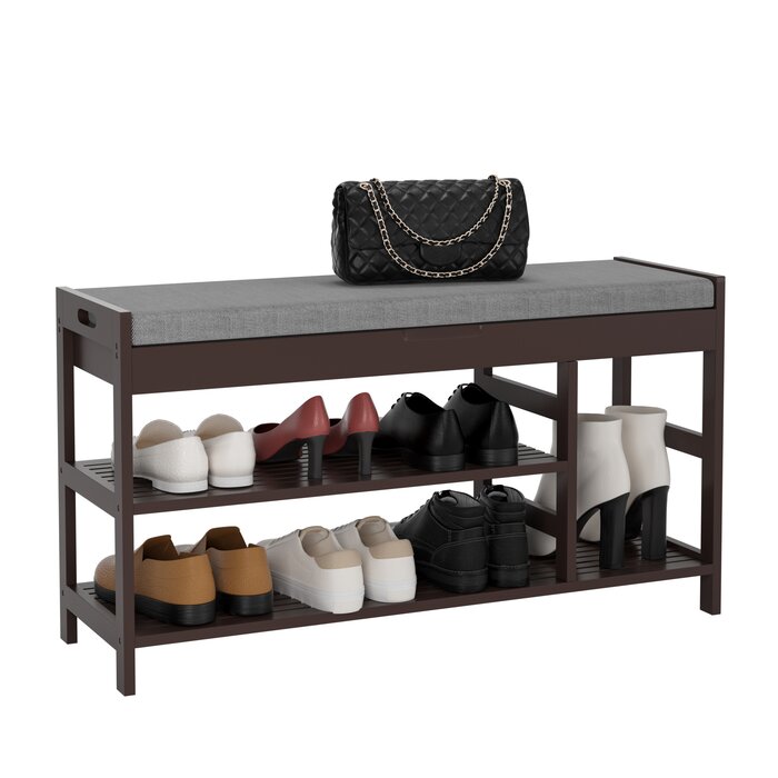 Dotted Line™ 7 Pair Shoe Storage Bench & Reviews | Wayfair