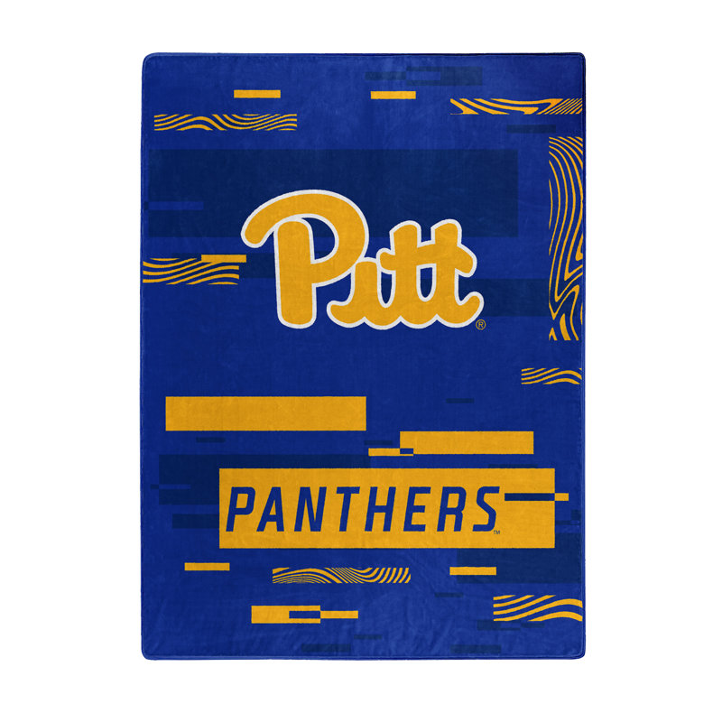 Throw Blanket, Panthers, Blue/Yellow