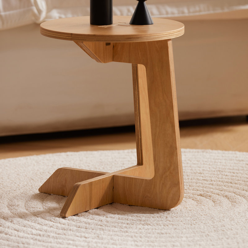 Matriona Solid Wood C Table End Table