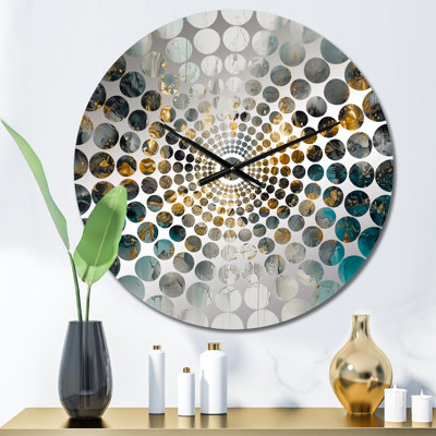 Takaani - Horloge murale abstraite en marbre
