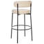 Romanok Upholstered Counter Stool with Metal Frame-1354542729