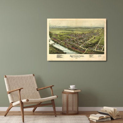 Art sur toile tendue Lark Manor ™ Vintage Places Gallery: Royersford, Pennsylvania, 1893