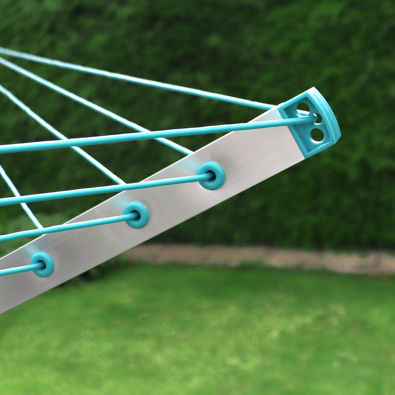 Plastic Rotary / Umbrella Clothesline, 115cm H x 12cm W x 12cm D