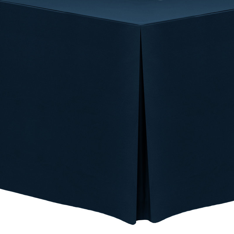 Solid Color Tablecloth, 18" x 96", 1, Midnight