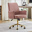 La chaise de bureau à dossier moyen, en tissu rayé et ergonomique, est un excellent choix pour travailler, étudier ou se détendre. La conception à dossier moyen offre une meilleure expérience d'assise.-133256576