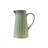 Stoneware Ribbed Pitcher With Reactive Glaze-1719234842