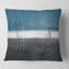 Carré, sarcelle rencontre l'art abstrait gris - coussin décoratif moderne-60158651