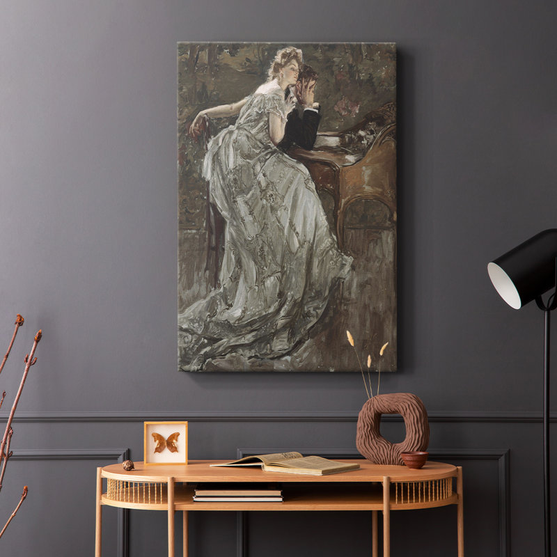 Reproduction de portrait rétro XVIII - galerie Cavas, H 12 po x l 8 po