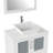 Ravenna 30" Freestanding Single Sink Bathroom Vanity with Engineered Marble Top and Matching Mirror-757000837-712313580