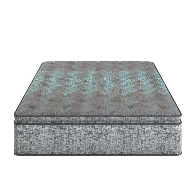Très grand matelas européen très grand de 12 po, avec mousse pour la respirabilité, le soutien rafraîchissant et la douceur de la mousse de confort, garder au frais, système Edge - To Coil