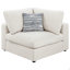 Canapé modulaire rembourré 4 pièces avec coussins réversibles Rhette Beige-1236389430