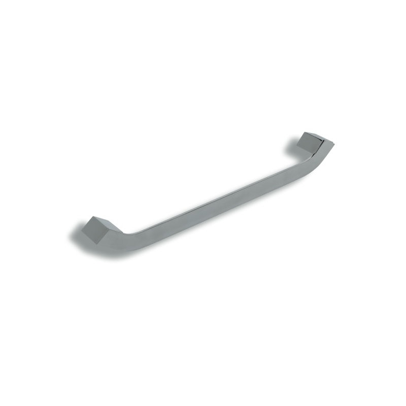 Barre à serviettes murale fluide 17,72 po, Nickel satiné