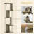 Corner Modern Cat Tree Tall for Climbing