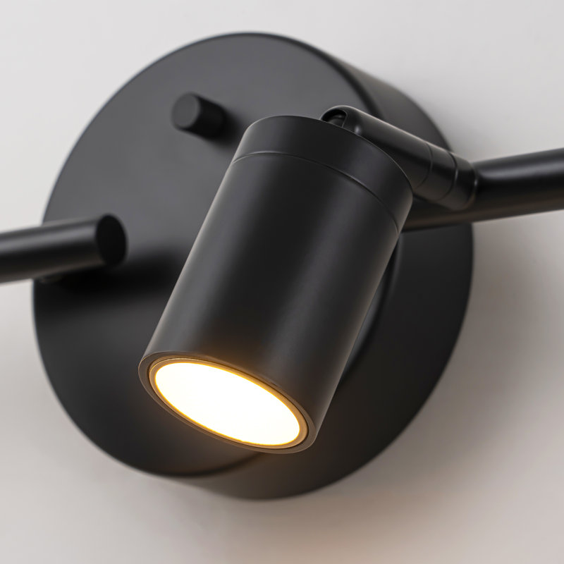 Luminaire sur rail à DEL 4 lumières rotatives intégrées, 3 pi Ensemble d'éclairage sur rail
