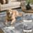 Washable Retro Abstract Rug, Stain Resistant Carpet for High Traffic Areas-129164657