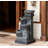 4-Tier Resin Cascading Bowls Outdoor Waterfall Fountain,Water Fountain,With LED Lights, Pump