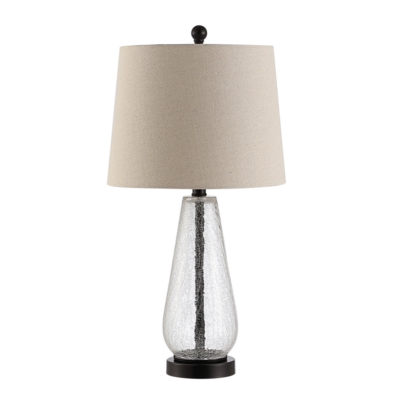 Naila 64.77cm Clear Crackled Glass Table Lamp