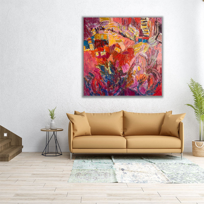 Splendid Garden I - reproduction d'art sur toile, H 20 po x l 20 po