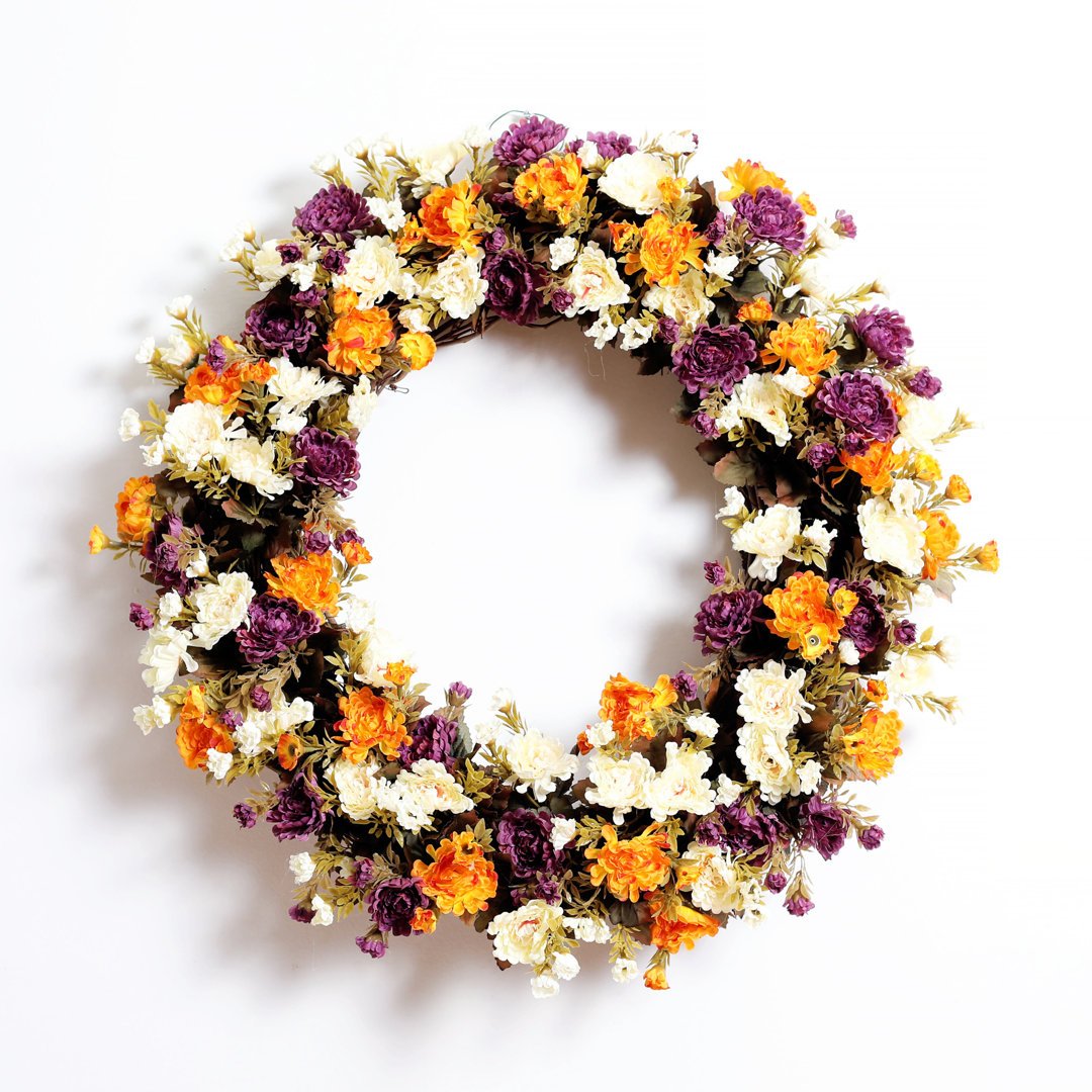 Mini Mum Silk Wreath Primrue 