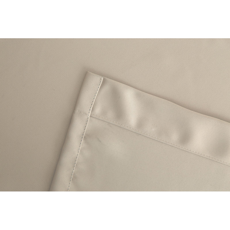 Emillie Blackout Single Curtain Panel, Taupe, 120" W x 108" L