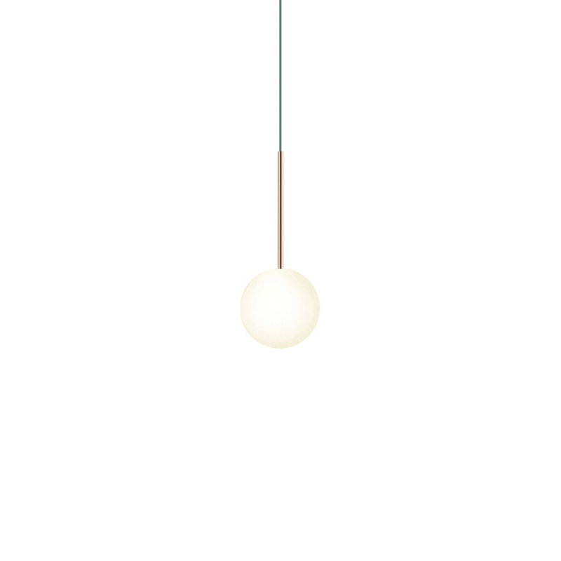 Bola Sphere Pendant, Rose Gold, 15.5" H x 6" W x 6" D