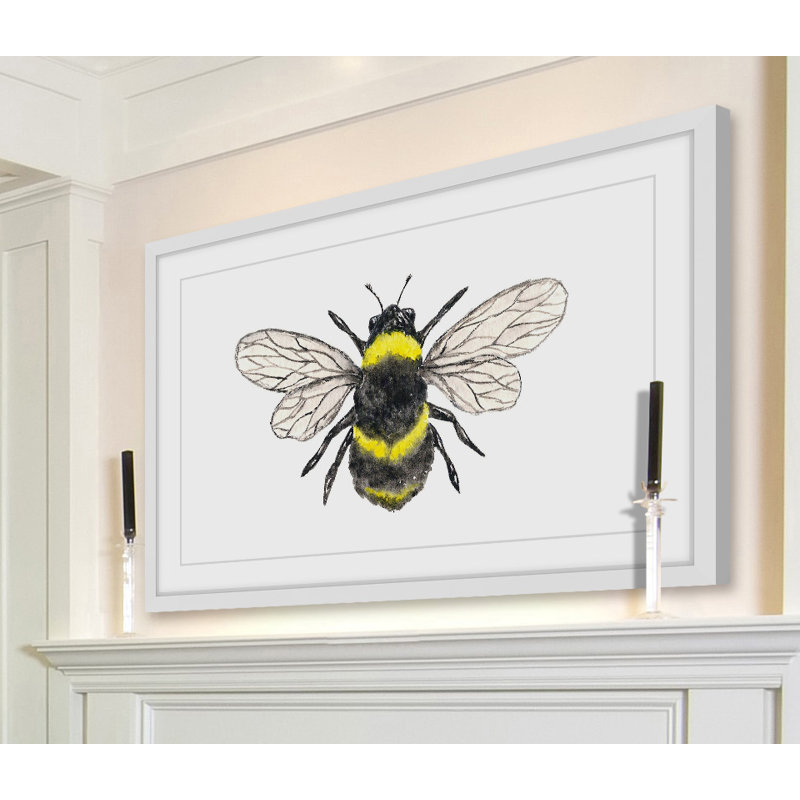Thimble Sparrow - Single Picture Frame Painting, 41cm H x 61cm W x 3.81cm D