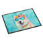 Tapis intérieur ou extérieur Samoyed Hippie Dawg 24 x 36