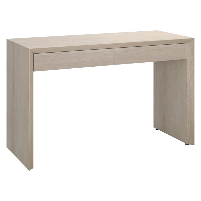 Harlan 48" Wide Rectangular Desk in Alder White, Alder White