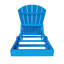 Méridienne inclinable en poly 77,7 po-87553208