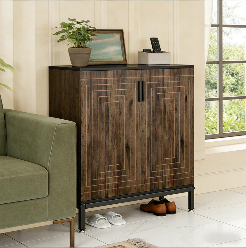 Armoire de vestibule, armoire à chaussures, armoire de rangement de style moderne