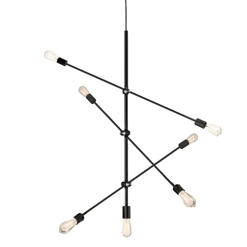 Neela 7 - Light Dimmable Sputnik Chandelier