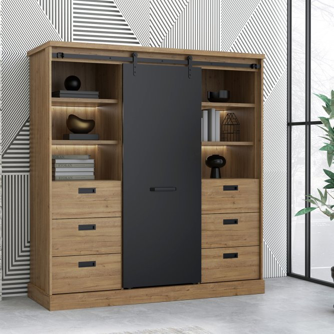 Angol 4 Door Wardrobe