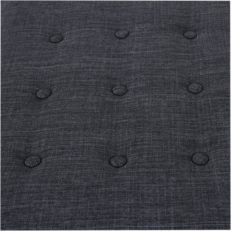 Banc rembourré Batel, Bleu marine foncé